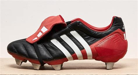 adidas fussballschuhe modell.2002|adidas red heel football boots.